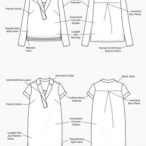 Grainline Augusta Shirt & Dress, Sizes 0-18 and 14-30 - Image 6