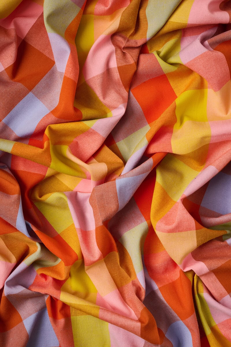 Garden Variety - Windowbox Yarn Dyed Cotton in Sunset - Image 4