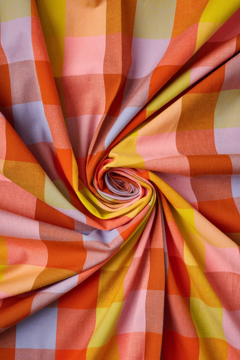 Garden Variety - Windowbox Yarn Dyed Cotton in Sunset - Image 5