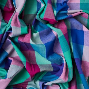 Garden Variety - Windowbox Yarn Dyed Cotton in Sea - Image 5