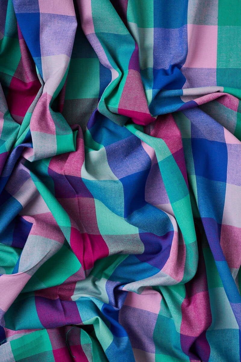 Garden Variety - Windowbox Yarn Dyed Cotton in Sea - Image 5