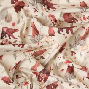 Cotton Poplin in Bear Country Dance (58" wide) - Image 5