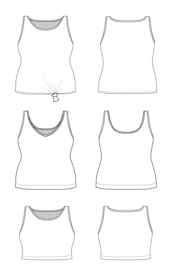 Cashmerette Saybrook Tank - Image 4