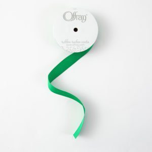 7/8" Emerald Grosgrain Ribbon