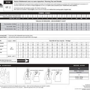 Jalie 3132 Nursing Tee & Hoodie Pattern - Image 4