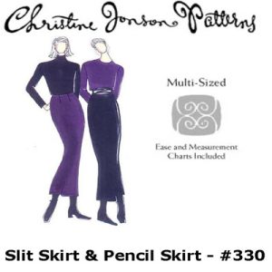 Christine Jonson #330 Slit and Pencil Skirt - Image 2