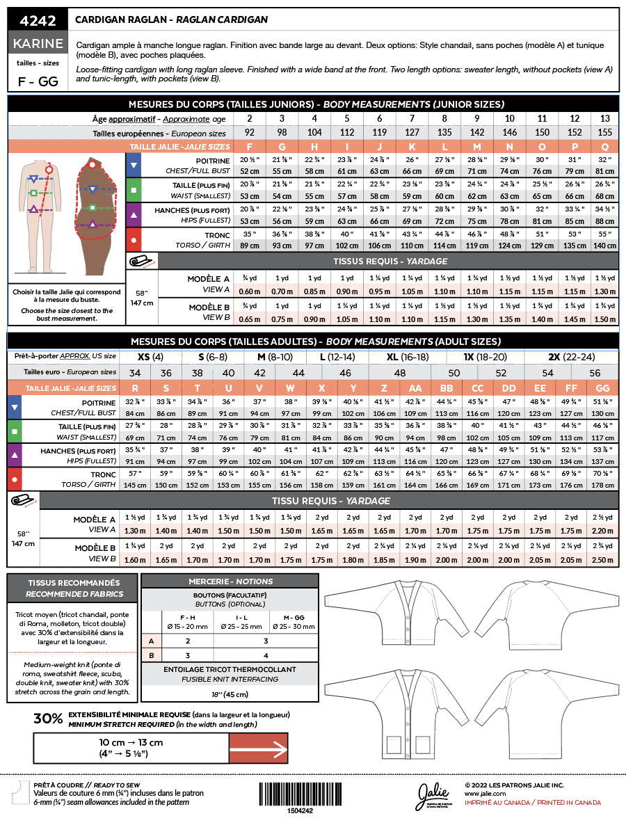 4242 Karine Raglan Cardigan - Image 5