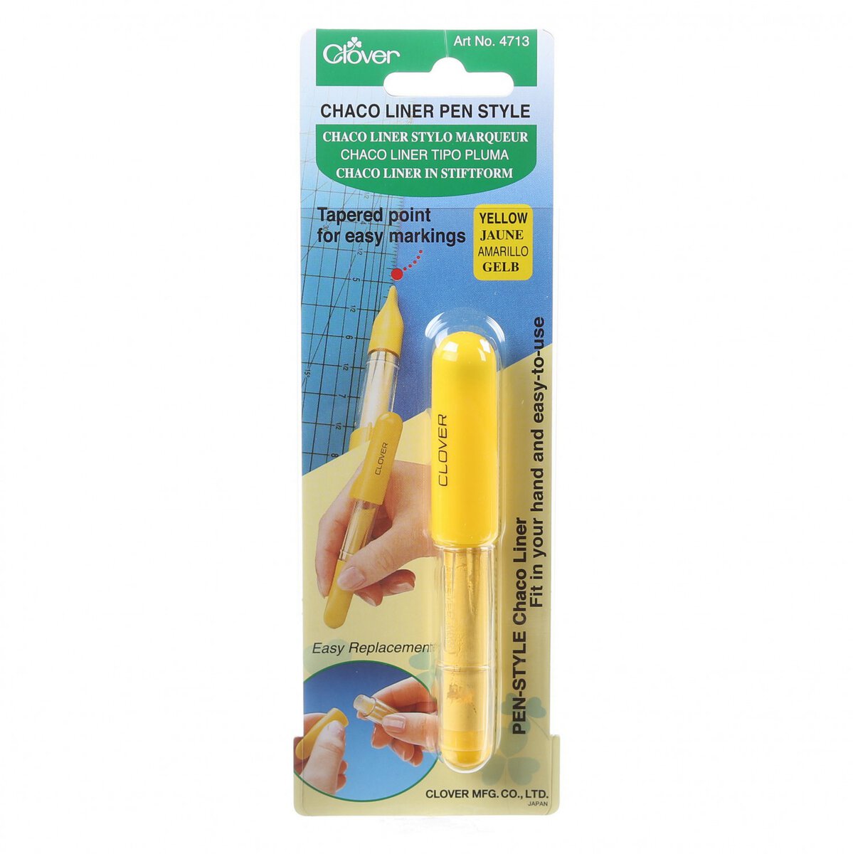 Clover Chaco Liner Pen in Yellow