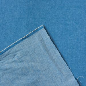 4oz Washed Chambray in Light Indigo - Image 4