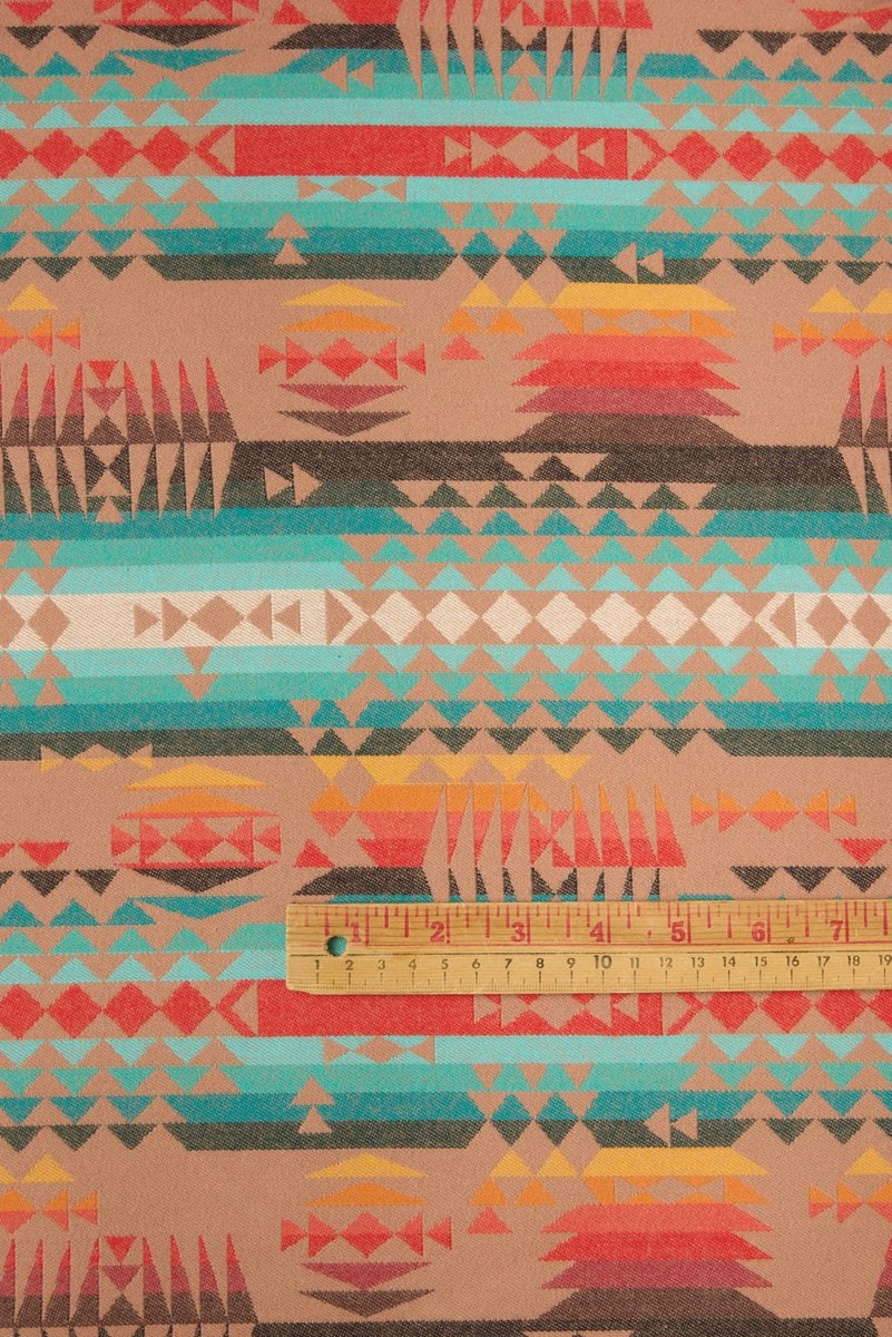 Sueded Woven in Mountain Pass Tan - Image 3