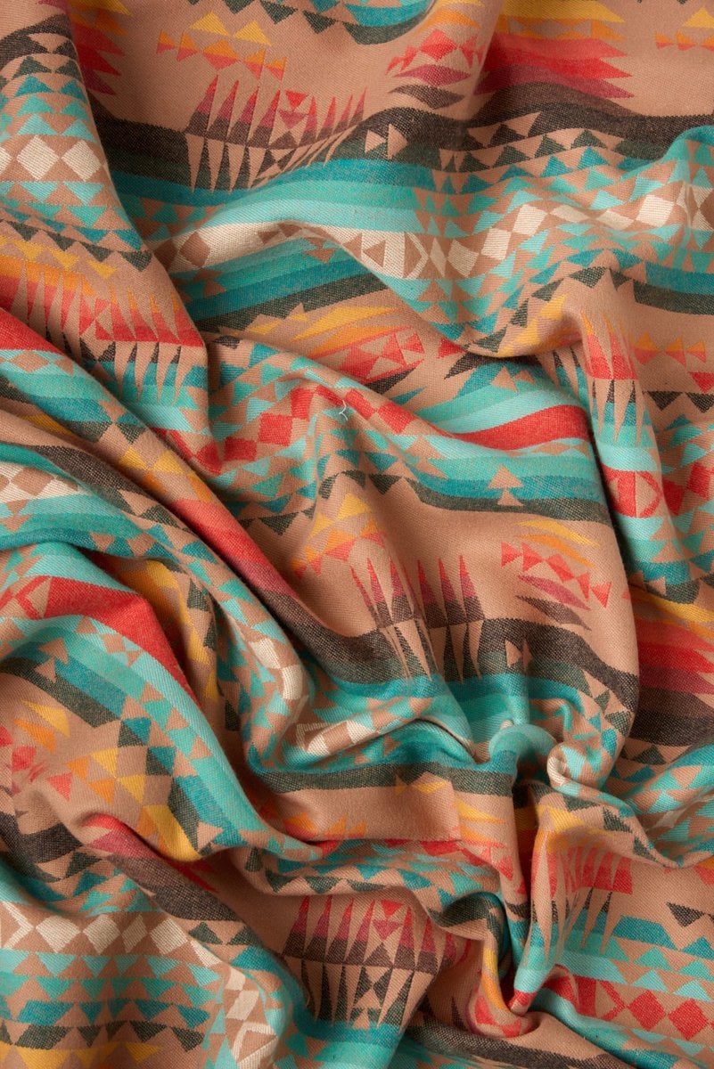 Sueded Woven in Mountain Pass Tan - Image 5