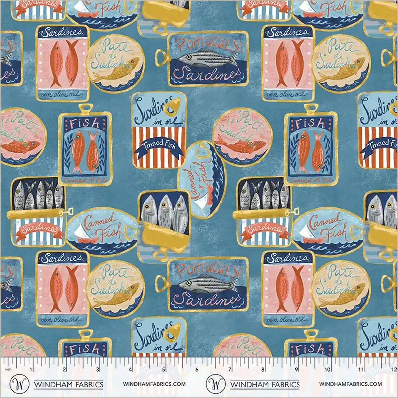 Villa Sol - Tinned Fish QC in Sea Blue