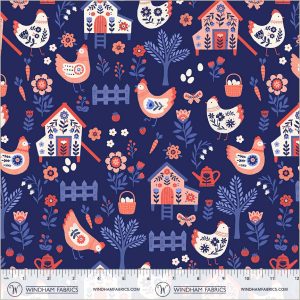 Folky Chicken - Chicken Co-op QC in Indigo