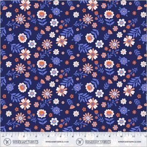 Folky Chicken - Folky Floral QC in Indigo