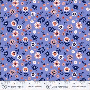 Folky Chicken - Folky Floral QC in Cobalt