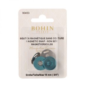 Bohin Magnetic Snap in Silver 3/4"