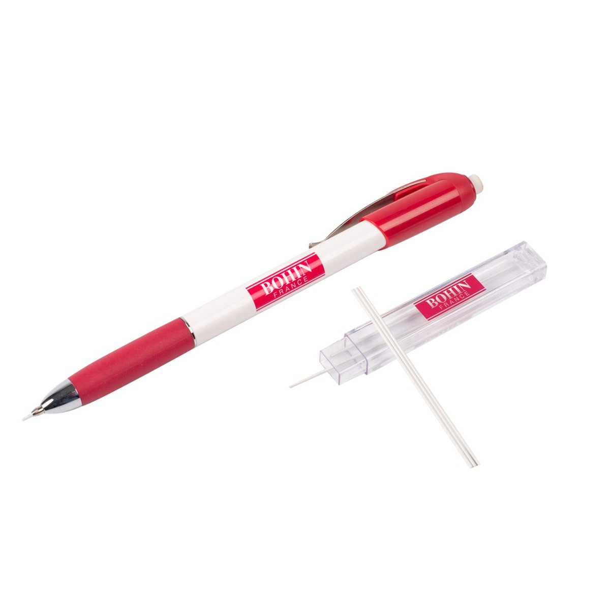 Bohin Mechanical Chalk Pencil in White - Image 2
