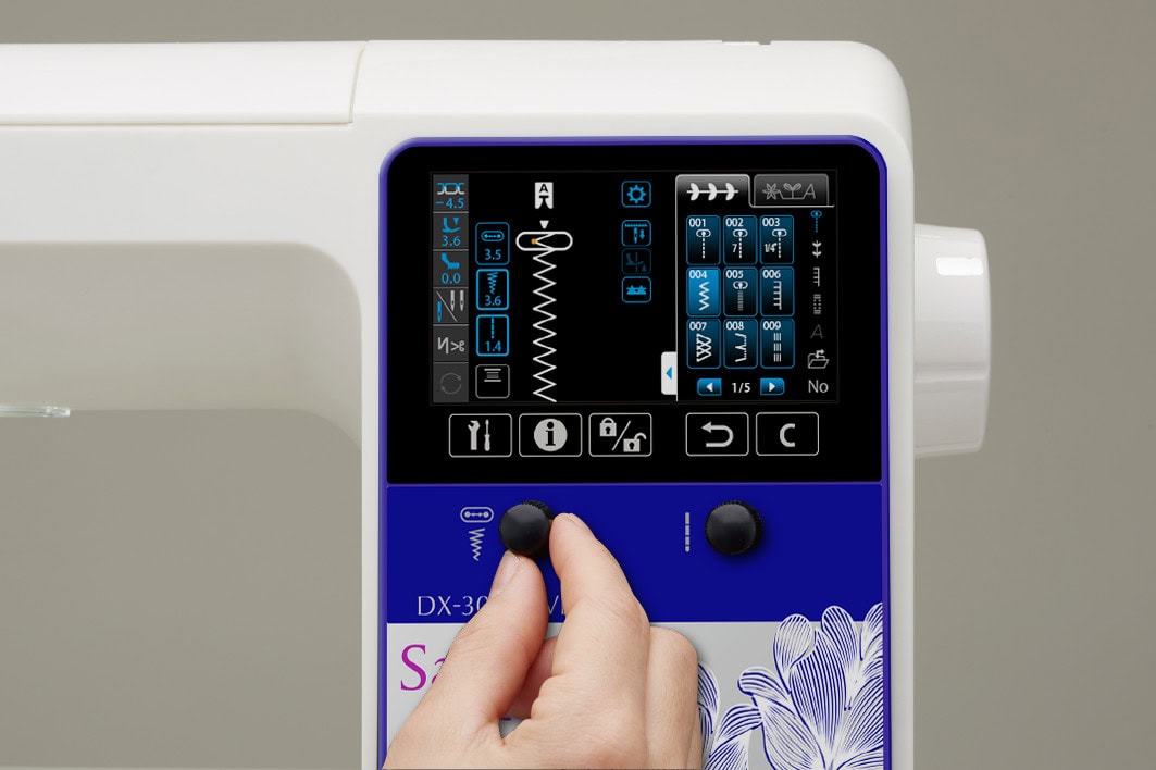 JUKI DX-3000QVP Sayaka Computerized Quilting and Sewing Machine - Image 3