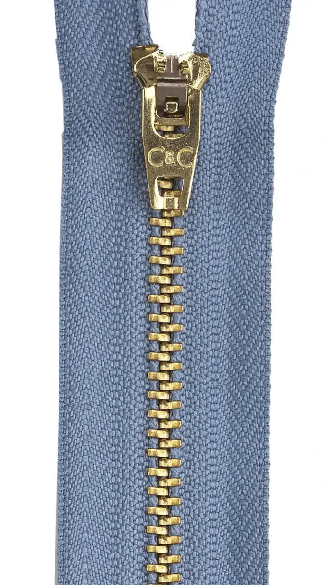 7" Metal Jean Zipper in Copenhagen