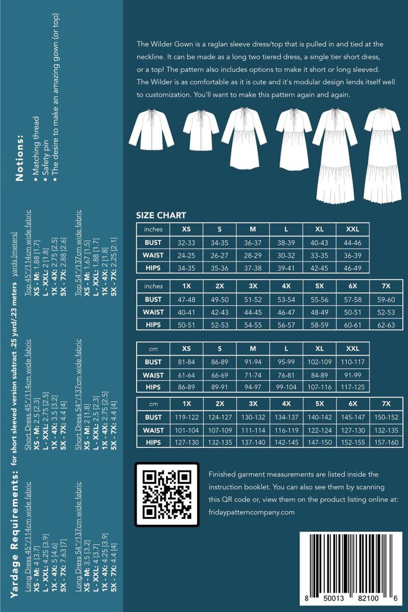 Friday Pattern Company Wilder Gown - Image 2