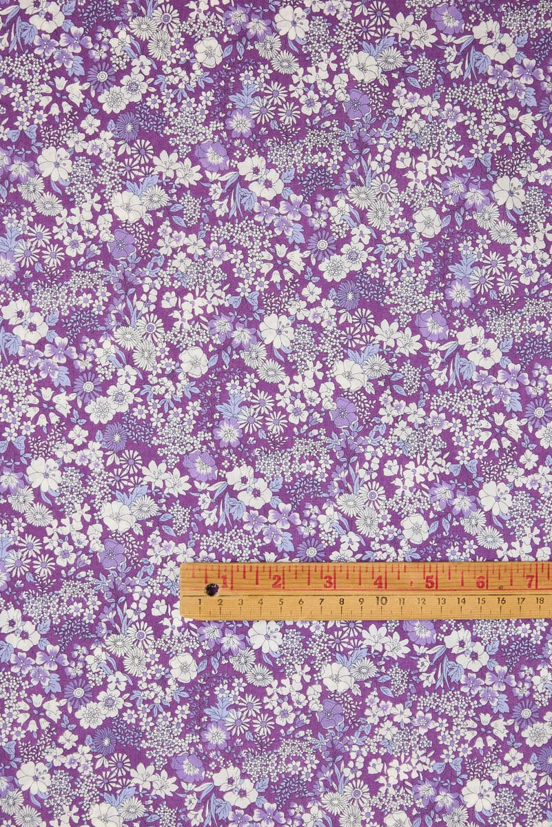 Flownny Petite Floral Lawn in Purple - Image 2