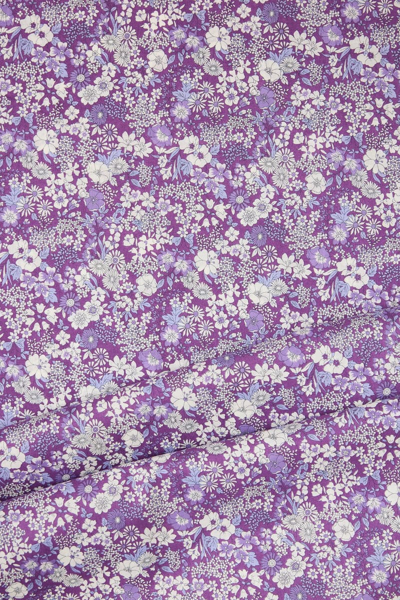 Flownny Petite Floral Lawn in Purple
