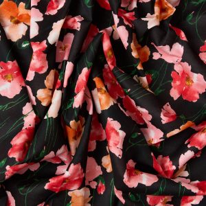 Flownny Poppy Lawn in Black - Image 4