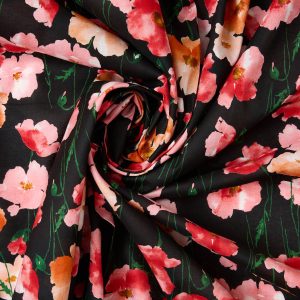 Flownny Poppy Lawn in Black - Image 5