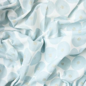 Muddy Works Dots Double Gauze in Mist - Image 4