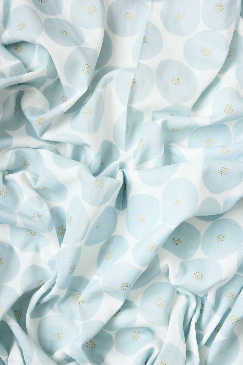 Muddy Works Dots Double Gauze in Mist - Image 4