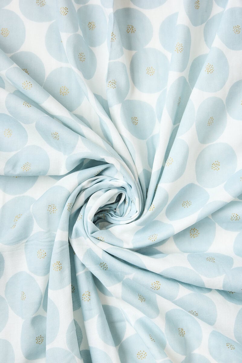 Muddy Works Dots Double Gauze in Mist - Image 5