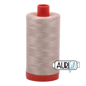Aurifil 50wt Mako Cotton Thread - Ermine 2312 (1,422 yds)