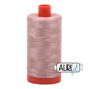 Aurifil 50wt Mako Cotton Thread - Antique Blush 2375 (1,422 yds)
