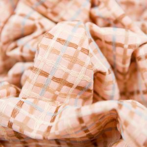 Nikko Embroidered Cotton in Peach - Image 3