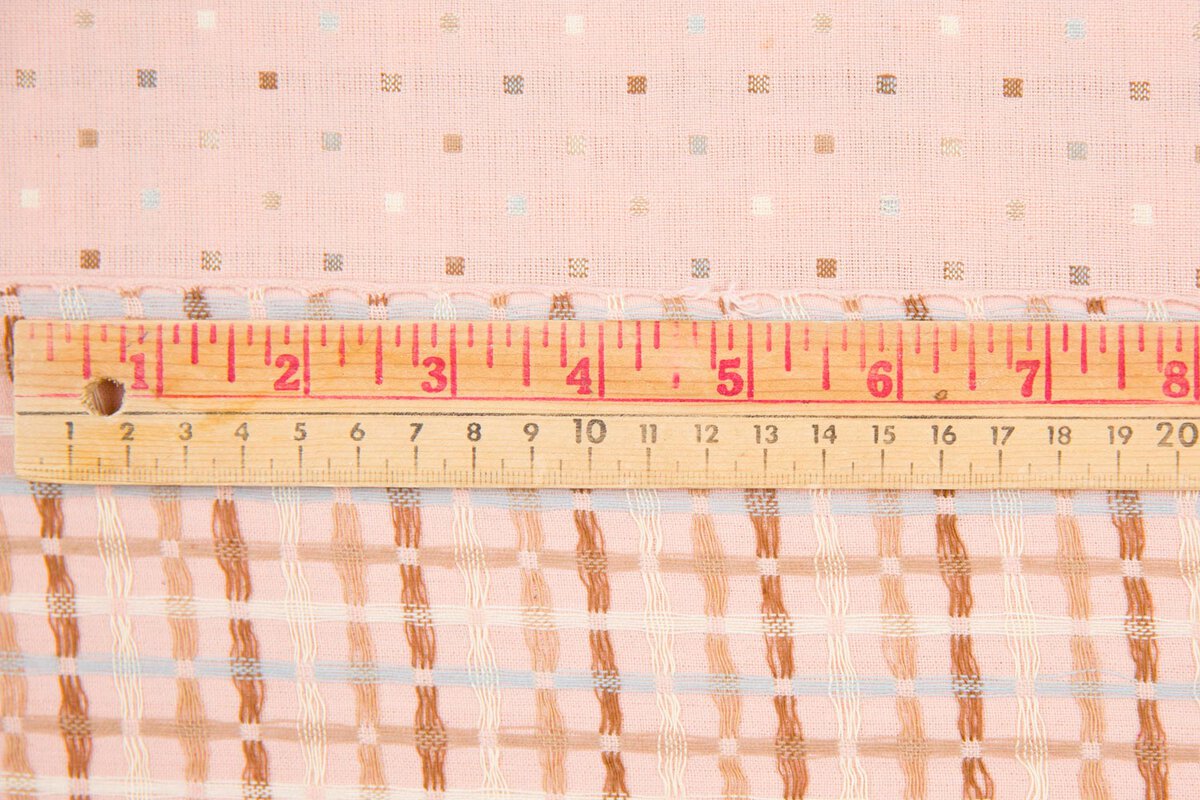 Nikko Embroidered Cotton in Peach - Image 4