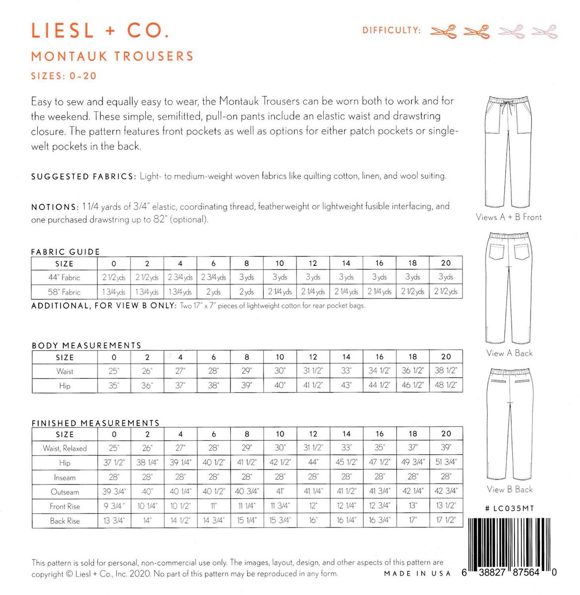 Liesl + Co. Montauk Trousers - Image 6