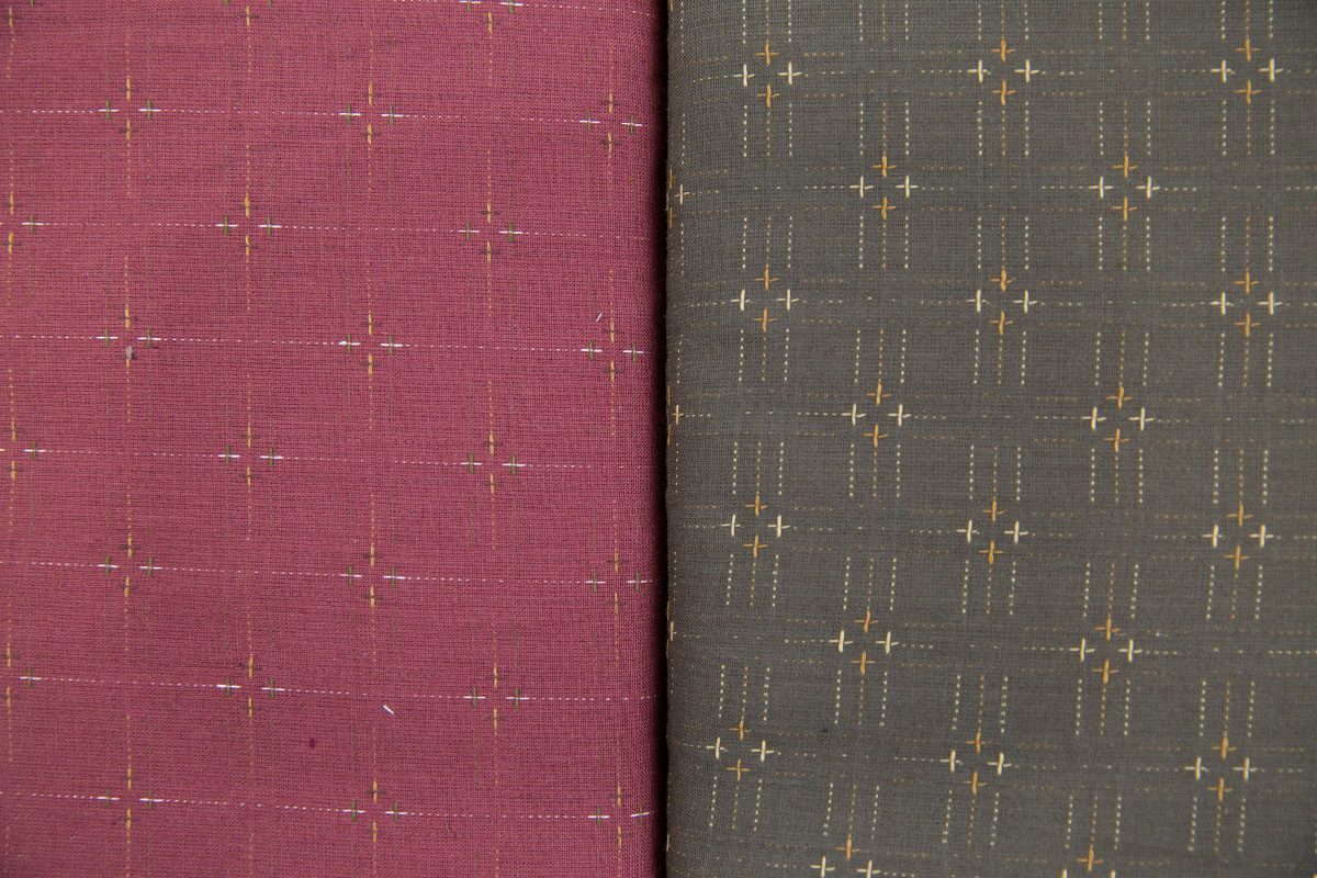 Primitive Rustic Cotton in Dusty Red - Image 6
