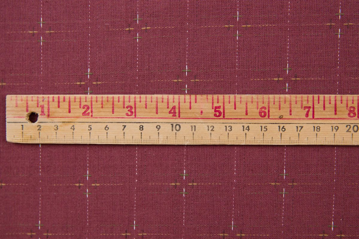 Primitive Rustic Cotton in Dusty Red - Image 5