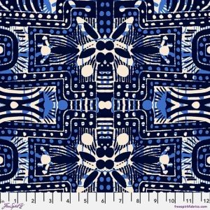Echoes in Color - Indigo Labrynth QC in Midnight