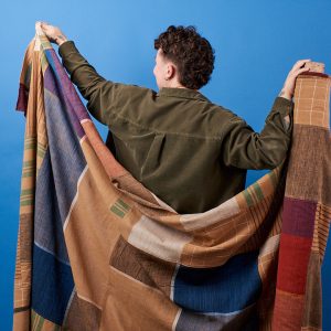 Patchwork Cotton in Brown