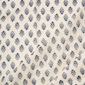 Flownny Calico Cotton Lawn in Black/Natural