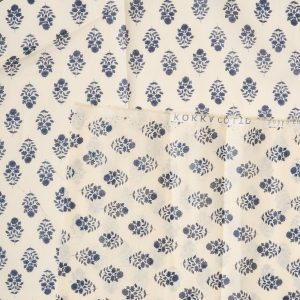 Flownny Calico Cotton Lawn in Black/Natural - Image 3