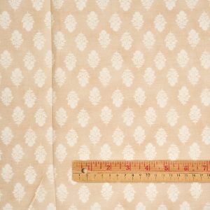 Alternative view of Flownny Calico Cotton Lawn in Natural/Buff