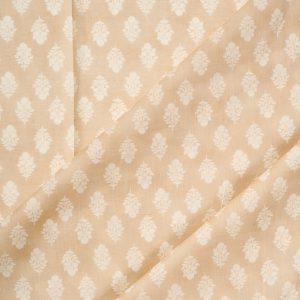 Flownny Calico Cotton Lawn in Natural/Buff