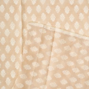 Flownny Calico Cotton Lawn in Natural/Buff - Image 3