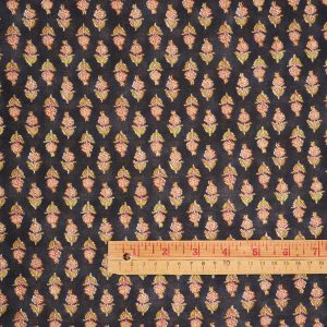Flownny Sarasa Cotton Lawn in Black - Image 2