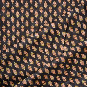 Flownny Sarasa Cotton Lawn in Black