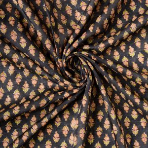 Flownny Sarasa Cotton Lawn in Black - Image 5