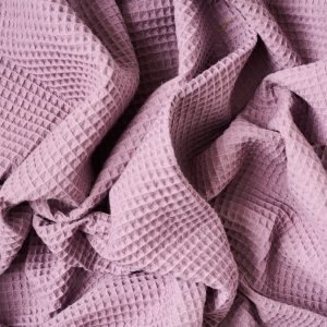 Waffled Cotton in Lavender - Image 4