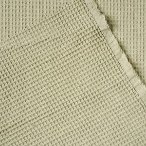 Waffled Cotton in Asparagus - Image 3